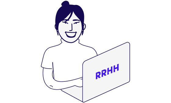 Ilustración visibilidad y control para RRHH sobre formación en idiomas bonificada con FUNDAE