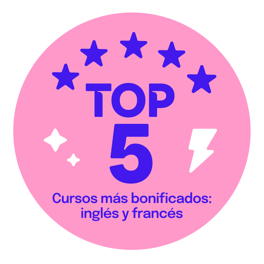 Cursos más bonificados: inglés y francés