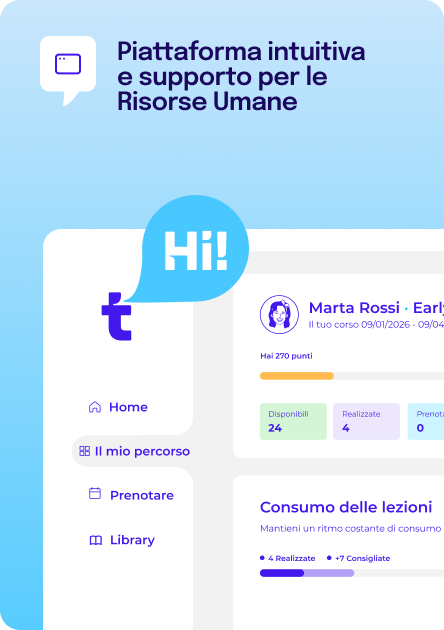 Piattaforma intuitiva e supporto per le RRHH