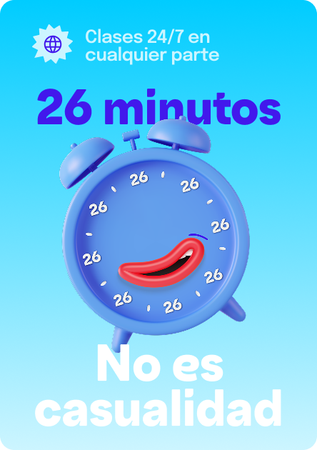 Clases 24h 7d en cualquier parte - 26 minutos twenix